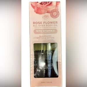 Vivo Per LEI Rose Flower All Over Body Oil w/Vitamin E 3.5 Fl oz unopened
